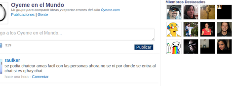 Con Google Chrome, sin embargo, desaparece el fragmento de código html, pero también el "Danos feedback"